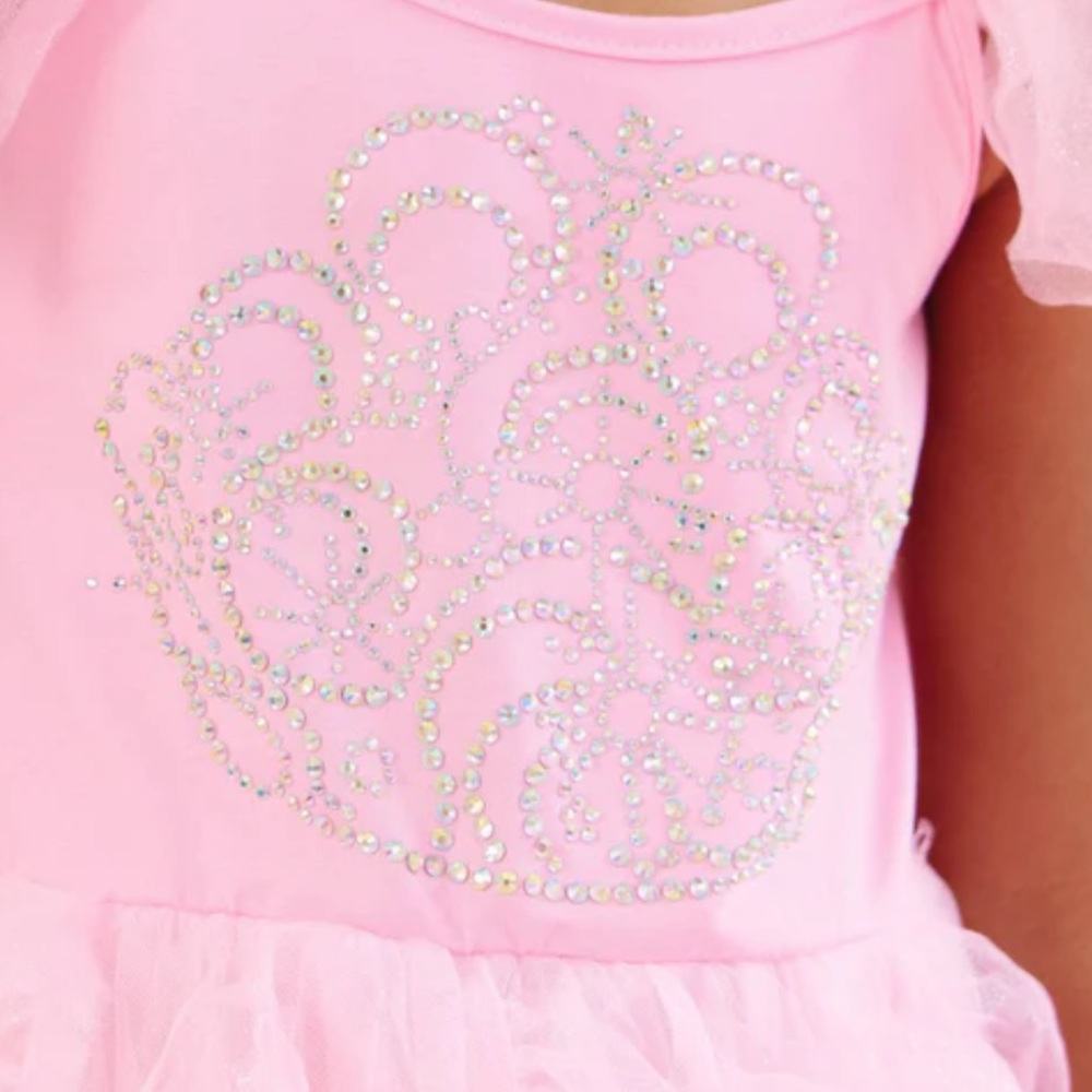 Lola + The Boys x Wicked Glinda Pink Tulle Tutu Dress | Girls 8 - Picture 4 of 15